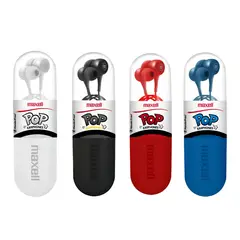 MAXELL - Audífonos Pop con micrófono caja x 16uni