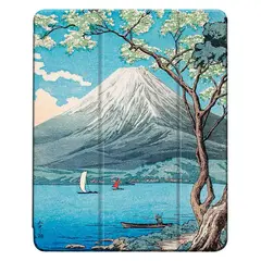 PHONETIFY - Funda Plegable para iPad Pro 12.9 Pulgadas 6ta Gen Diseño Monte Fuji