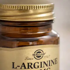 SOLGAR - L-Arginina 500 mg Aminoácido Free Form 50 Cápsulas Vegetales Vegano