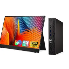 DELL - Optiplex 3060 Micro PC, Intel Core i3-7100T, 16GB DDR4 RAM, 256GB NVMe SSD, Win11Pro WIFI