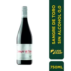 GENERICO - VINIO TINTO SANGRE DE TORO SIN ALCOHOL 0,0 750 ML
