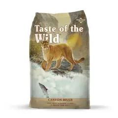 TASTE OF THE WILD - Alimento Gato Canyon River 14lb Trucha Salmón Grain Free