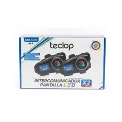 GENERICO - INTERCOMUNICADOR TECLOP Q-58 X2 Pantalla LED + Bluetooth