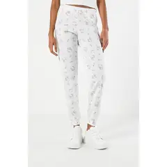 KOAJ - Pantalón jogger crema claro con estampados de Hello Ki Mujer