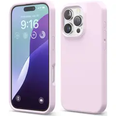 GENERICO - Funda Estuche Forro Silicone Case Para iPhone 16 Pro Morado