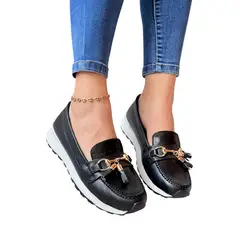 EVEGONZ - Babuchas para Mujer Plantilla Confort Baucha Negra