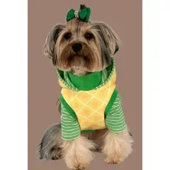 GENERICO - Buzo hoodie para perro Perriapple Piña - Talla M - Ropa para Mascotas