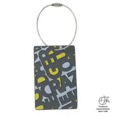 TOTTO - Identificador de Maleta Viaje Travel Tag Gris