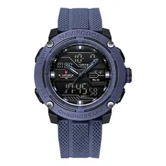 GENERICO - Reloj Naviforce Deportivo Nf7114 Goma Led Hombre + Estuche