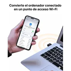 TENDA - Adaptador USB Wi-Fi 6 AX300 U2 Nano - 286Mbps Dual Band