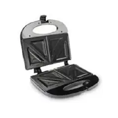 GENERICO - Sanduchera Home Elements 2 Puestos Negra