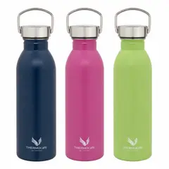 THERMOS - BOTELLA HIDRATACION ACERO INOXIDABLE CON MANIJA 700 ML FUCSIA