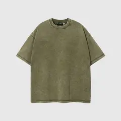 VANN - Camiseta para Hombre En Algodón Distressed T-shirt