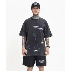 VANN - Camiseta para Hombre En Algodón Gallery T-shirt Negro