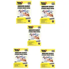 CHINA GLAZE - Papel Adhesivo Fotografico Kit x 5 Pack 250 hojas