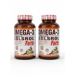 NATURAL FRESHLY - OMEGA 3 COLSROL PLUS + VITAMINA E/ COMBO X 2 X 100 UNIDADES C/U/ N.F.