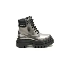 CAT - Bota Mujer BOLDER ZIP Plateado