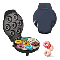 GENERAL - Maquina Mini Donas 7 Puestos WP-DM16 Negra