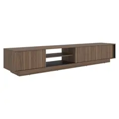 RTA DESIGN - Mesa Para Tv Maldivas, Avellana y Wengue, Para Televisor de Hasta 100 Pulgadas