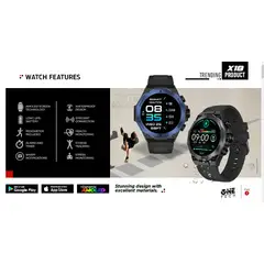 ONE TECH - Smart Watch 47mm con llamadas BT doble correa