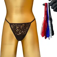 GENERICO - Tanga Brasilera Hilo Panties Panty Encaje Lencería Calzón