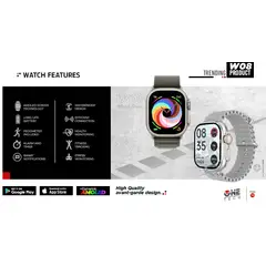 ONE TECH - Smart Watch 47mm con llamadas BT doble correa