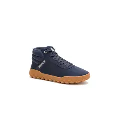 CAT - Bota Hombre HEX + MID CANVAS Azul