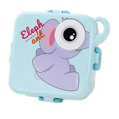 GENERICO - LONCHERA INFANTIL ANIMALES PLASTICA PORTACOMIDAS FIAMBRERA