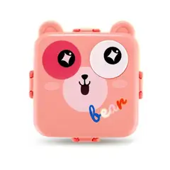 GENERICO - LONCHERA INFANTIL ANIMALES PLASTICA PORTACOMIDAS FIAMBRERA