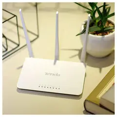 TENDA - Router Inalámbrico F3 300Mbps 3 Antenas 5dBi Wi-Fi