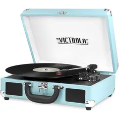 VICTROLA - Vsc-550bt Tornamesa Parlante Bluetooth Turquesa