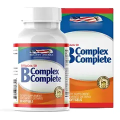 HEALTHY AMERICA - SUPLEMENTO B-COMPLEX COMPLEJO B X 60 UNIDADES/ COMPLETE-H.A.