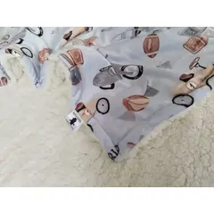 ABRICOL - Cobertor Sherpa Para bebes 100x120 cm