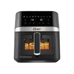 OSTER - Freidora de Aire Digital 6 Litros Negra DiamondForce con Luz Interna