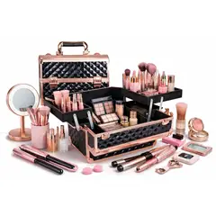 GENERICO - Maletín Profesional de Maquillaje Expandible Portátil