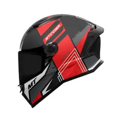 MT HELMETS - Casco integral MT Stinger 2 Tron B15 rojo brillo