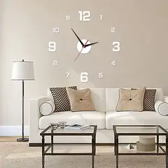 GENERICO - Reloj De Pared Grande Acrílico Silencioso Decorativo Hogar
