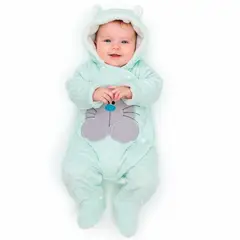 BABY KDS - Mameluco Ovejero Esquimal Termico Bebe - verde