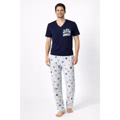 EMPIJAMADAS - PIJAMA HOMBRE MANGA CORTA