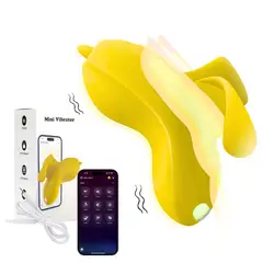 GENERICO - Vibrador Masajeador Clítoris Lengua App Distancia Recargable