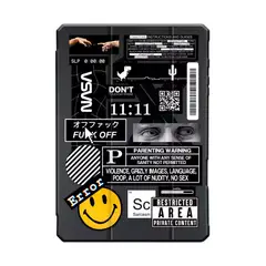 PHONETIFY - Funda Plegable para Samsung Galaxy Tab S6 Lite con Diseño Restricted Area