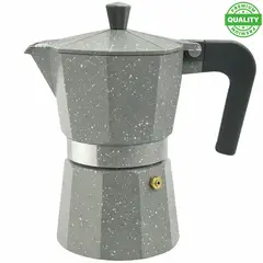ONE PIXEL - Cafetera Italiana Moka 6 Tazas Espresso (300ml)