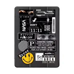 PHONETIFY - Funda Plegable para iPad 8va Generación con Diseño Restricted Area