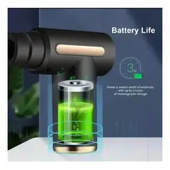 GENERICO - Pistola Para Masaje Muscular Recargable