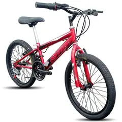 ATILA - Bicicleta para Montaña Rin 20 para Niño 20 Rojo-Negro
