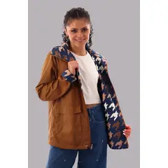 MISTER JACK - Chaqueta Doble faz Trama Nocturna Caramelo