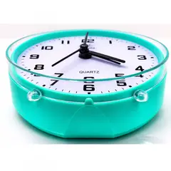 GENERICO - Reloj Despertador Análogo Quartz Silencioso Colores Modernos Multicolor 1.5