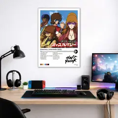 PRINTKING - Cuadro Daft Punk - Discovery (Interstella 5555) 2003 30x42cm A3 Afiche Póster