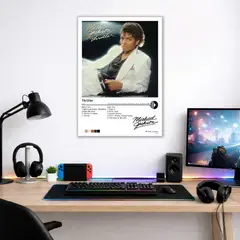 PRINTKING - Cuadro Michael Jackson - Thriller - 1982 30x42cm A3 Afiche Póster