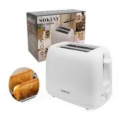 SOKANY - Tostadora De Pan 2 Rebanadas Eléctrica 700w